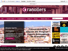 Tablet Screenshot of granollers.cat